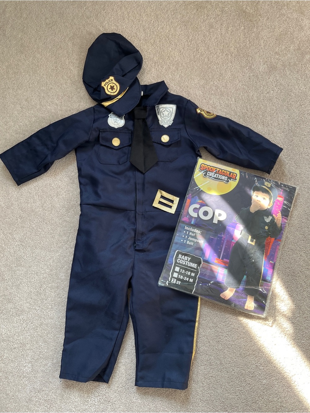Spooktacular Creations Police Halloween Costume 3T